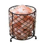 Metal Cylinder with Salt Chunks